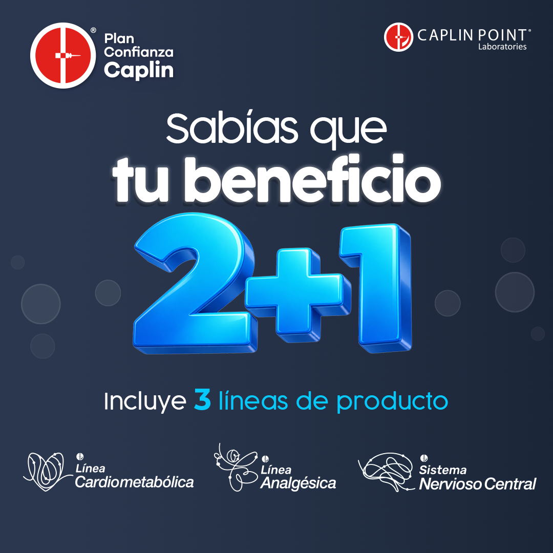 ¿Sabías que tu beneficio 2+1 incluye tres líneas de medicamentos?